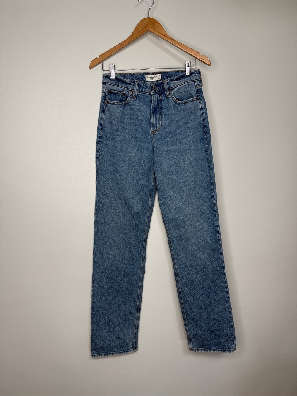 Abercrombie & Fitch The Baggy Low Rise Curve Love Jeans 0XL